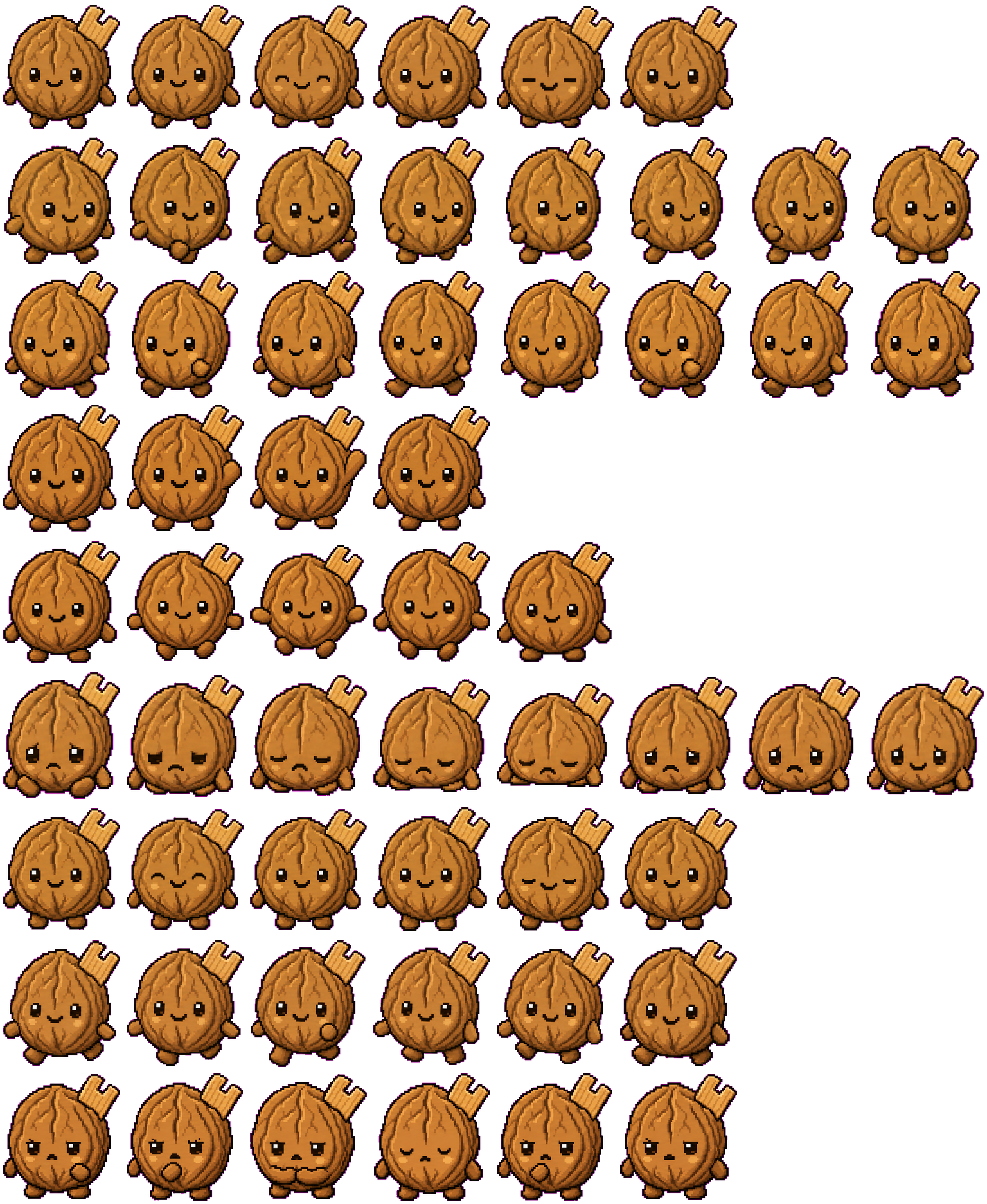 Walnut Ledger Spacer animated desktop pet preview for Codex Pet