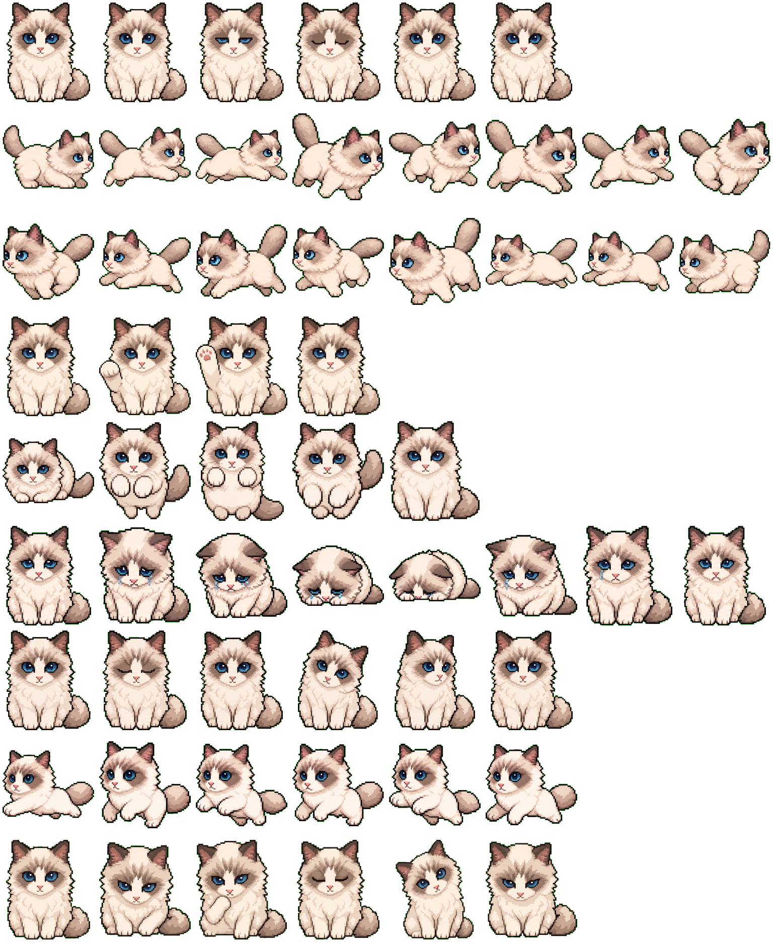 Wangcai spritesheet preview