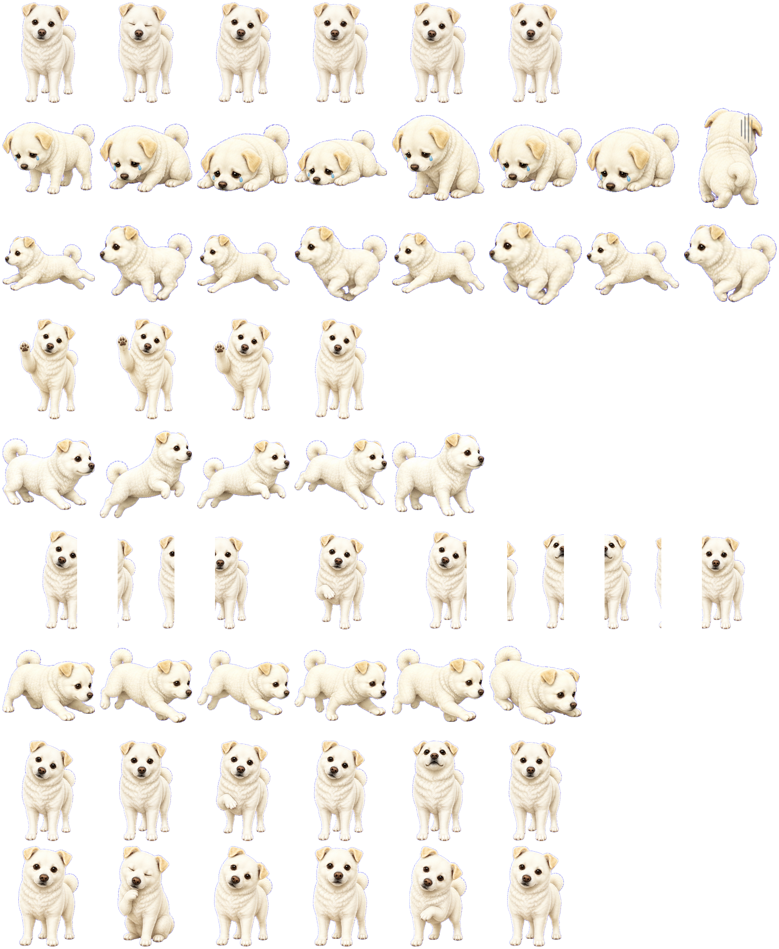 白白 Codex Pet 动态桌面宠物预览图