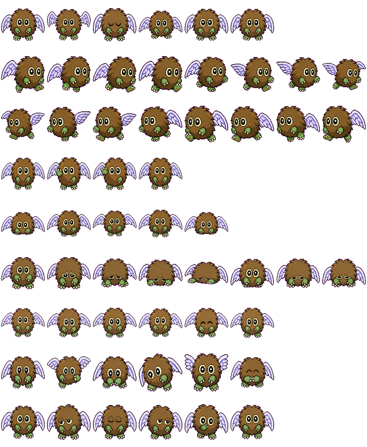 Winged-Kuriboh animated desktop pet preview for Codex Pet