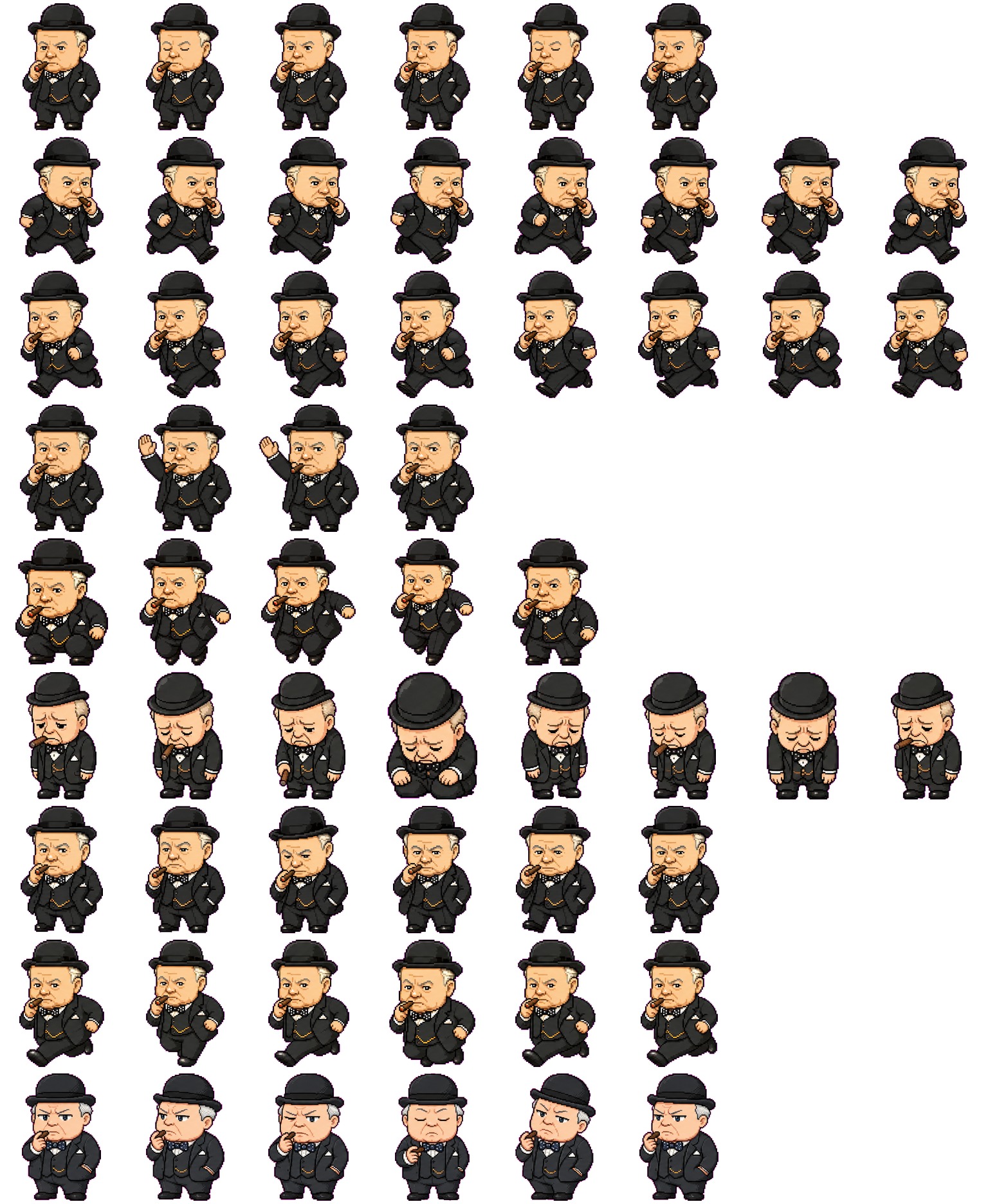 Winston spritesheet preview
