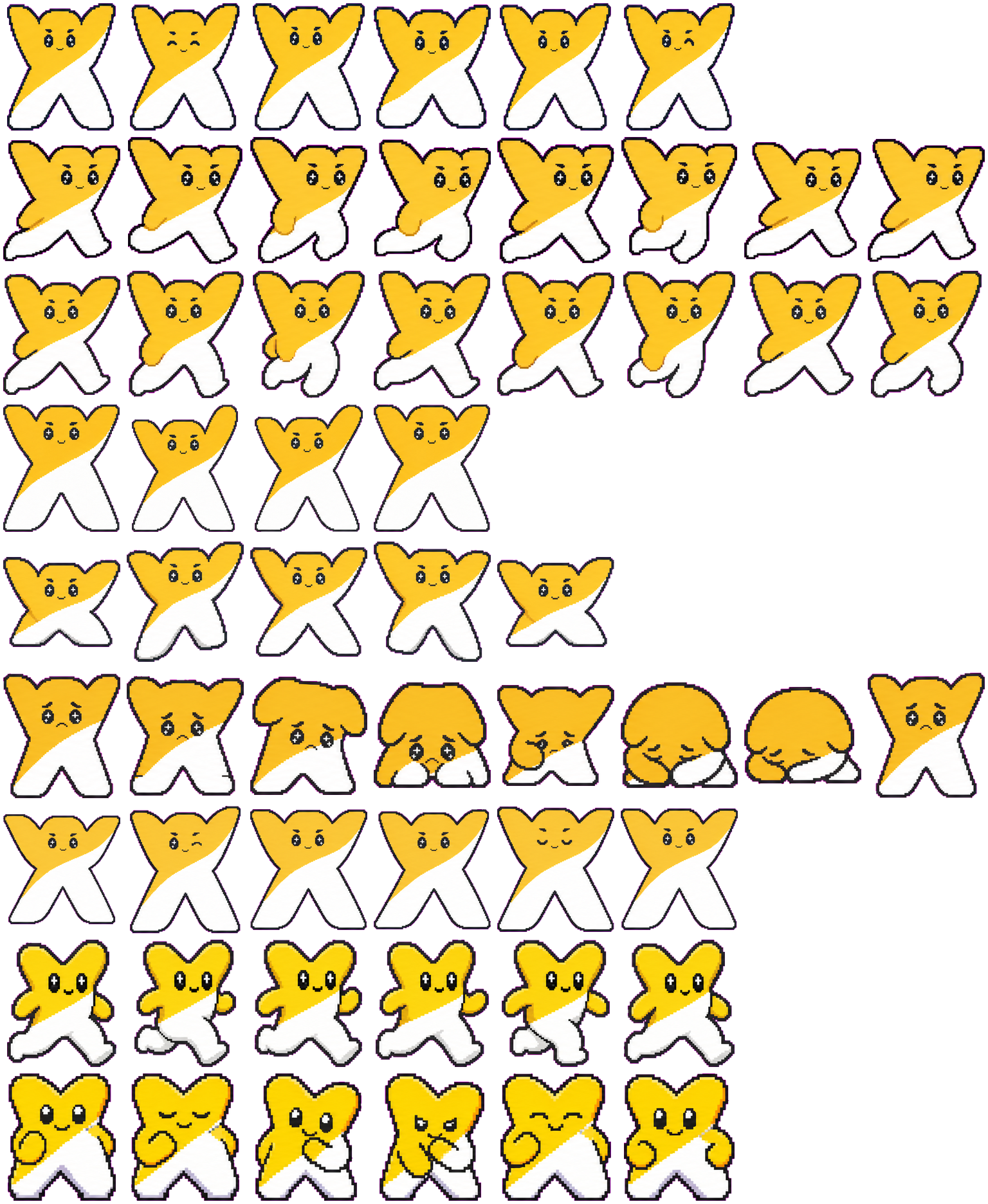 Wixie spritesheet preview