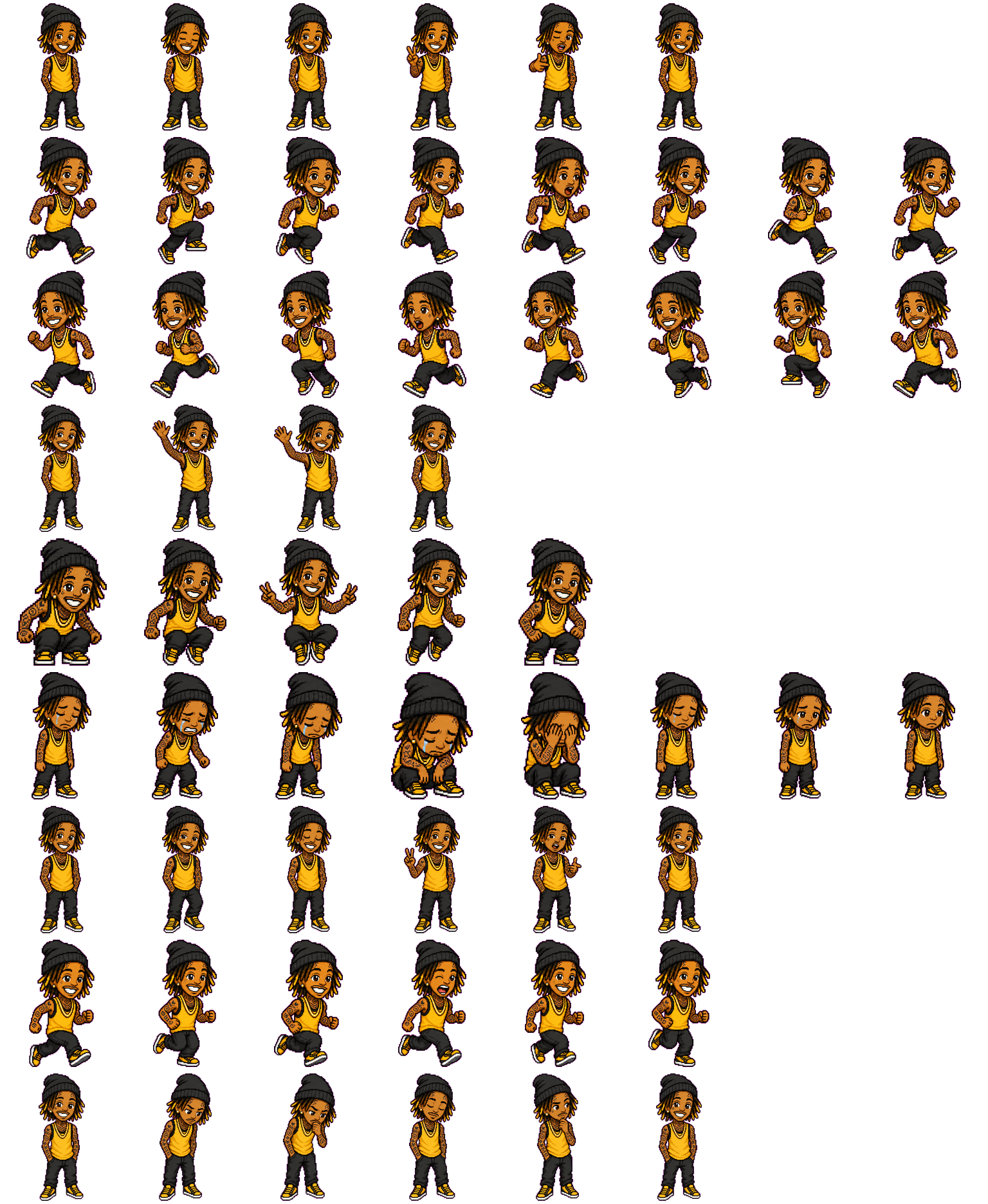 Wiz Khalifa spritesheet preview