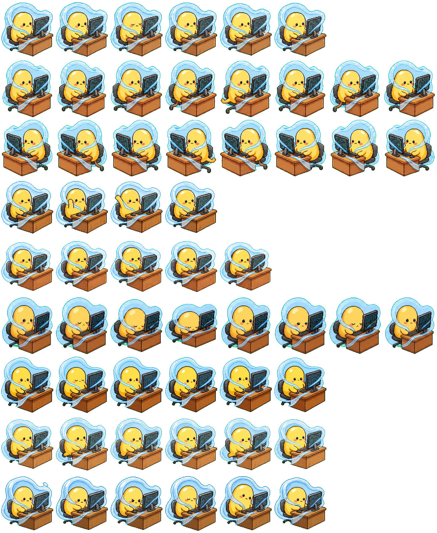 workdou spritesheet preview