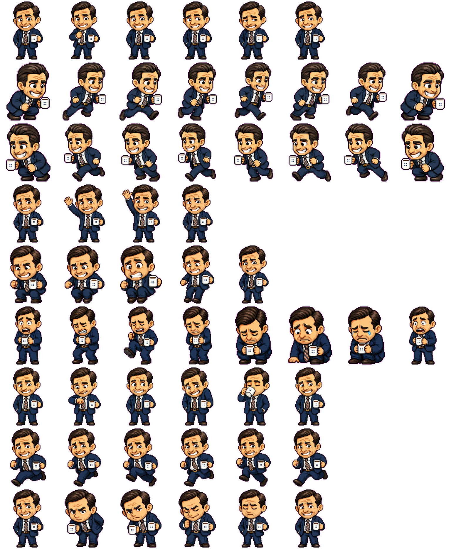 Worlds Best Boss spritesheet preview