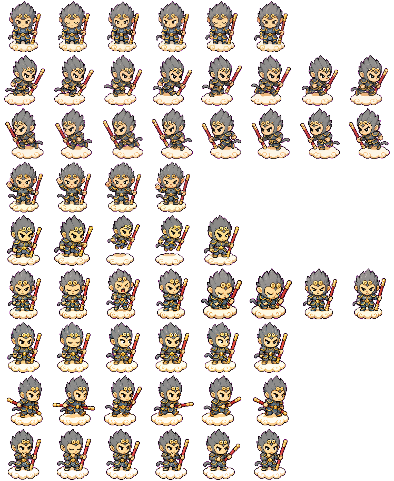 WuKong spritesheet preview
