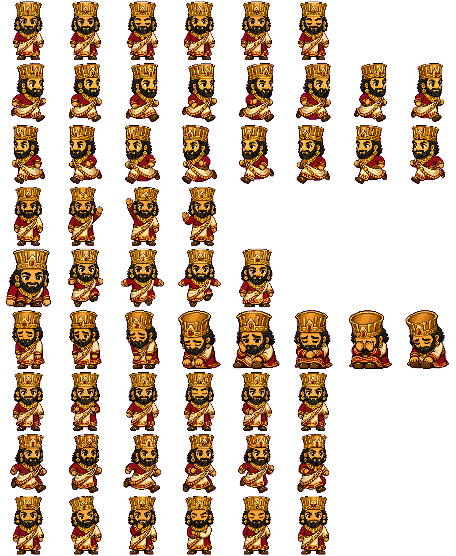 Xerxes I spritesheet preview