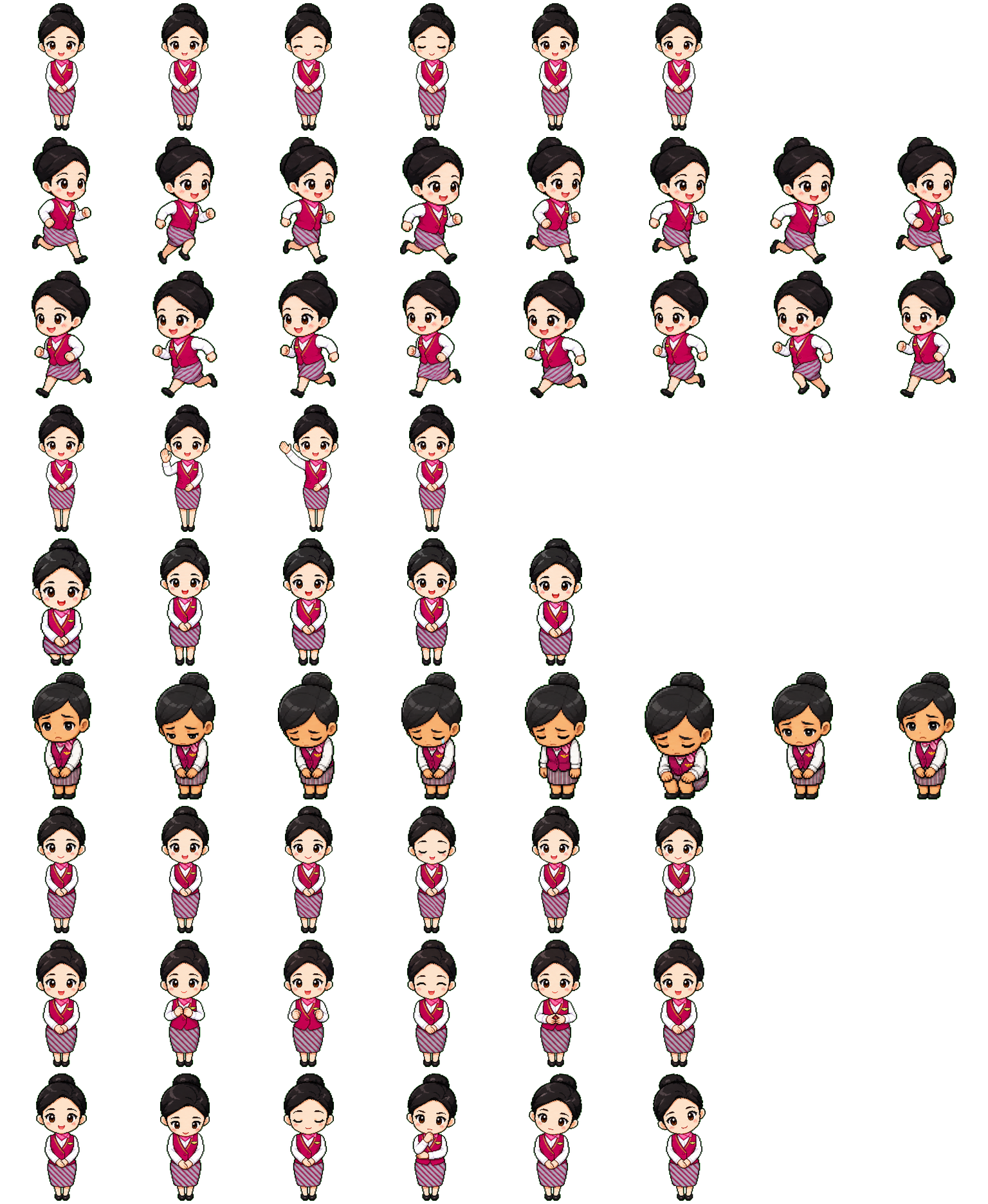 小南 spritesheet preview