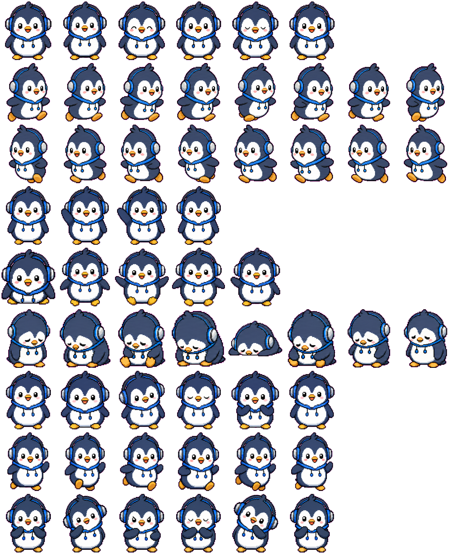 小企鹅 spritesheet preview