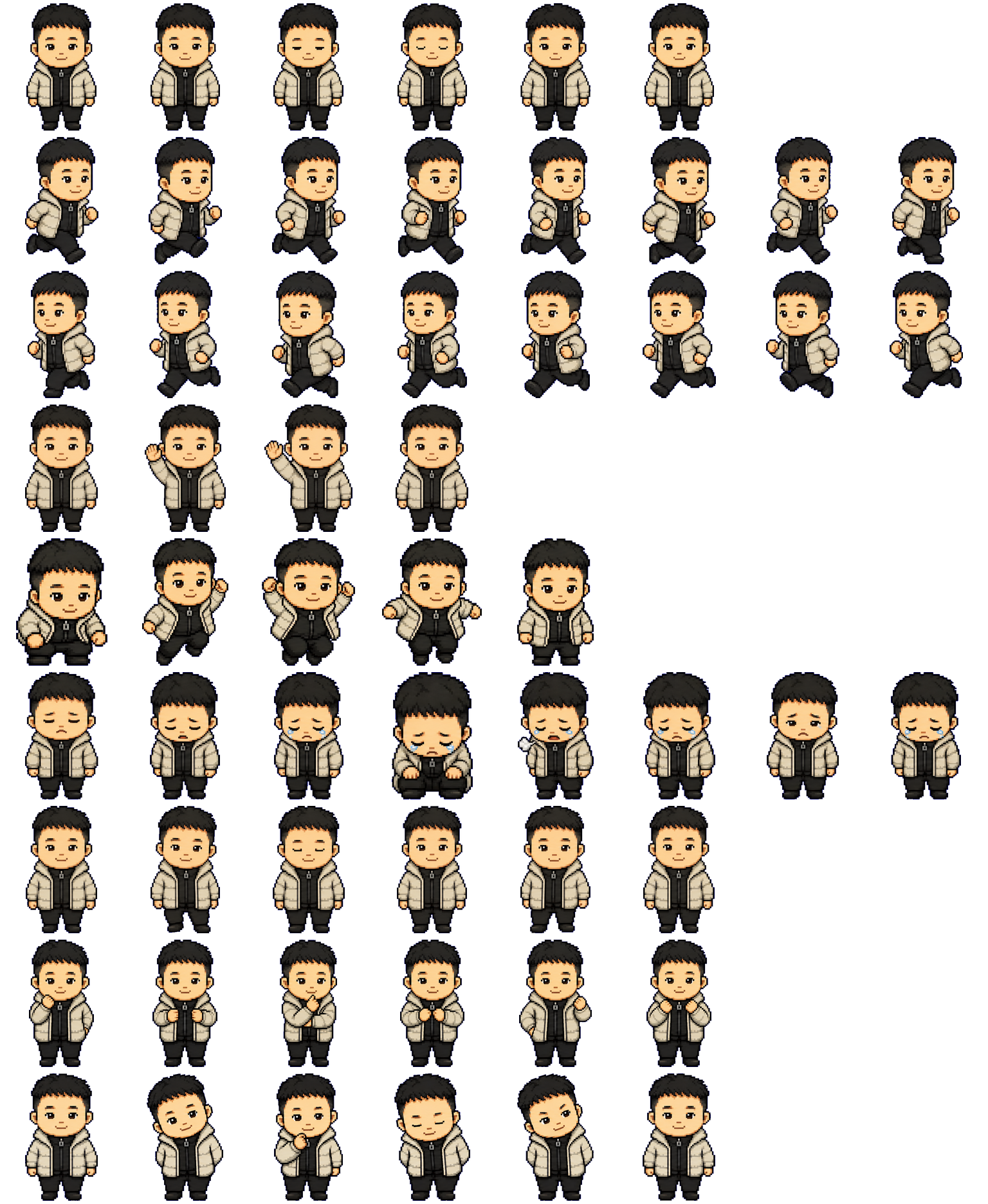 Xiao Rong spritesheet preview