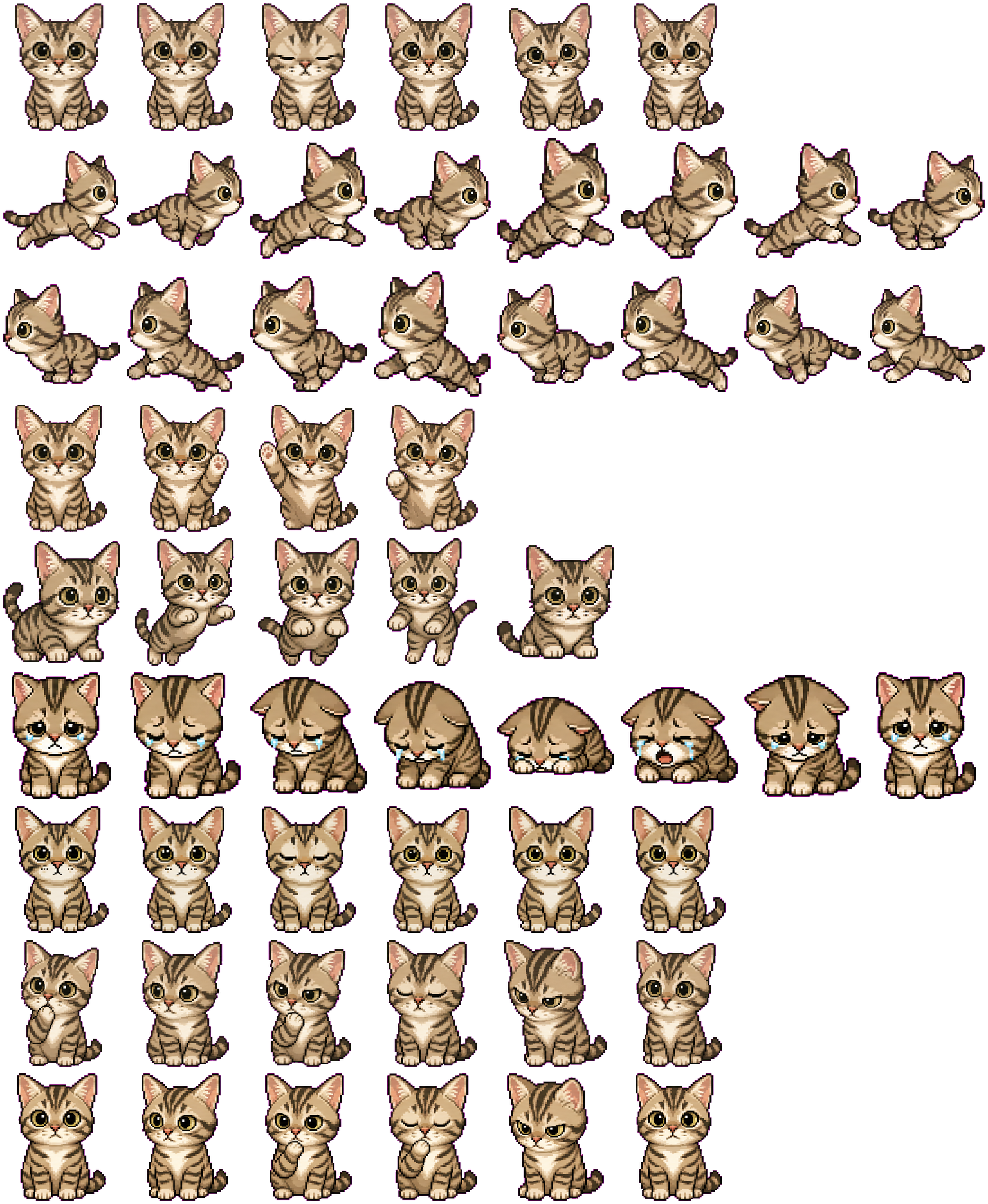 小虎 spritesheet preview