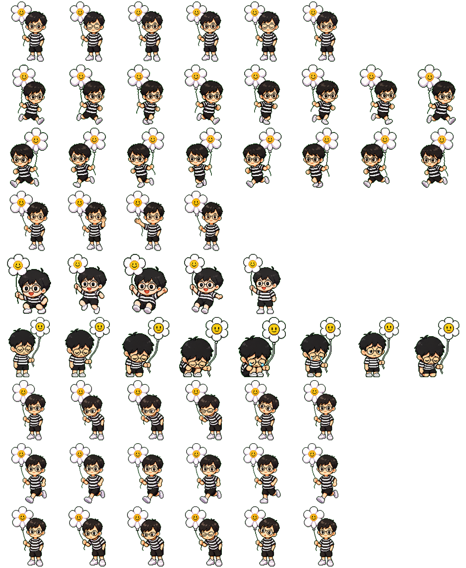 Xiaohua spritesheet preview