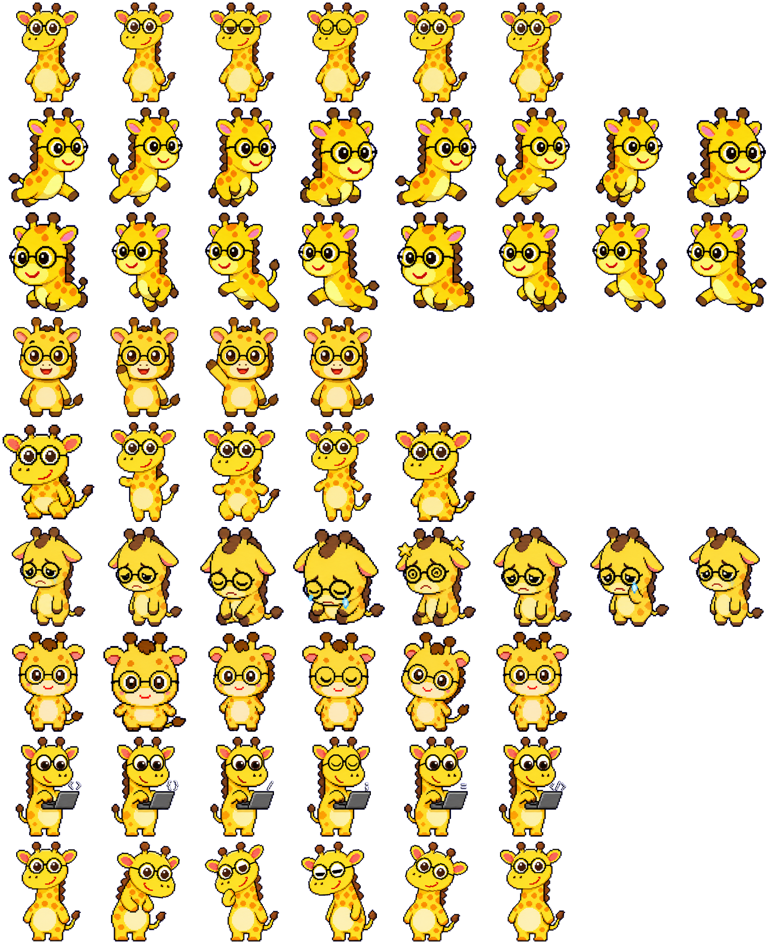 xiaolu spritesheet preview