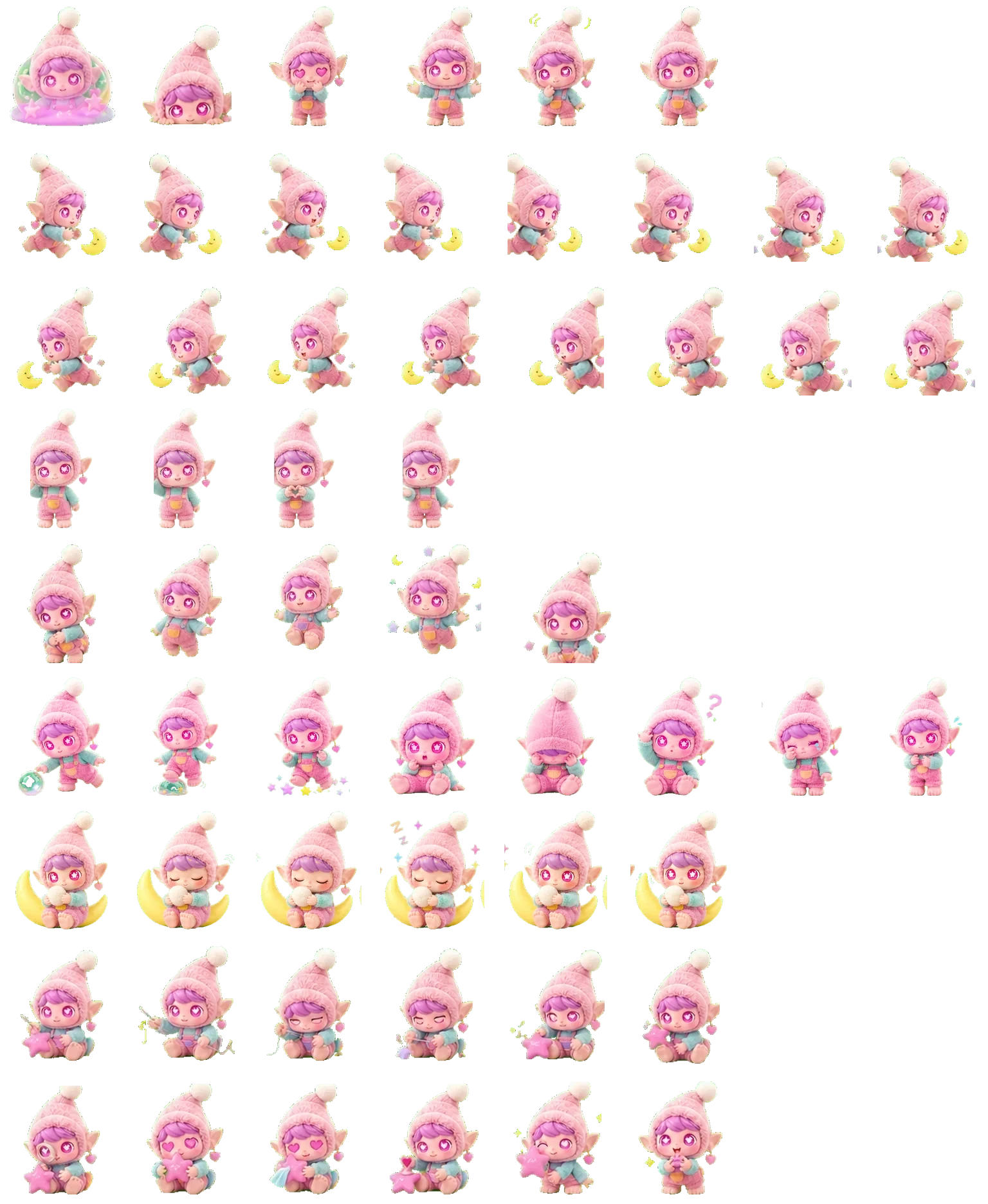 xiaomeng spritesheet preview