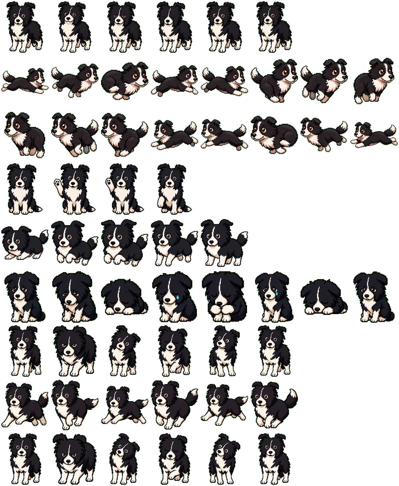 XiKa spritesheet preview