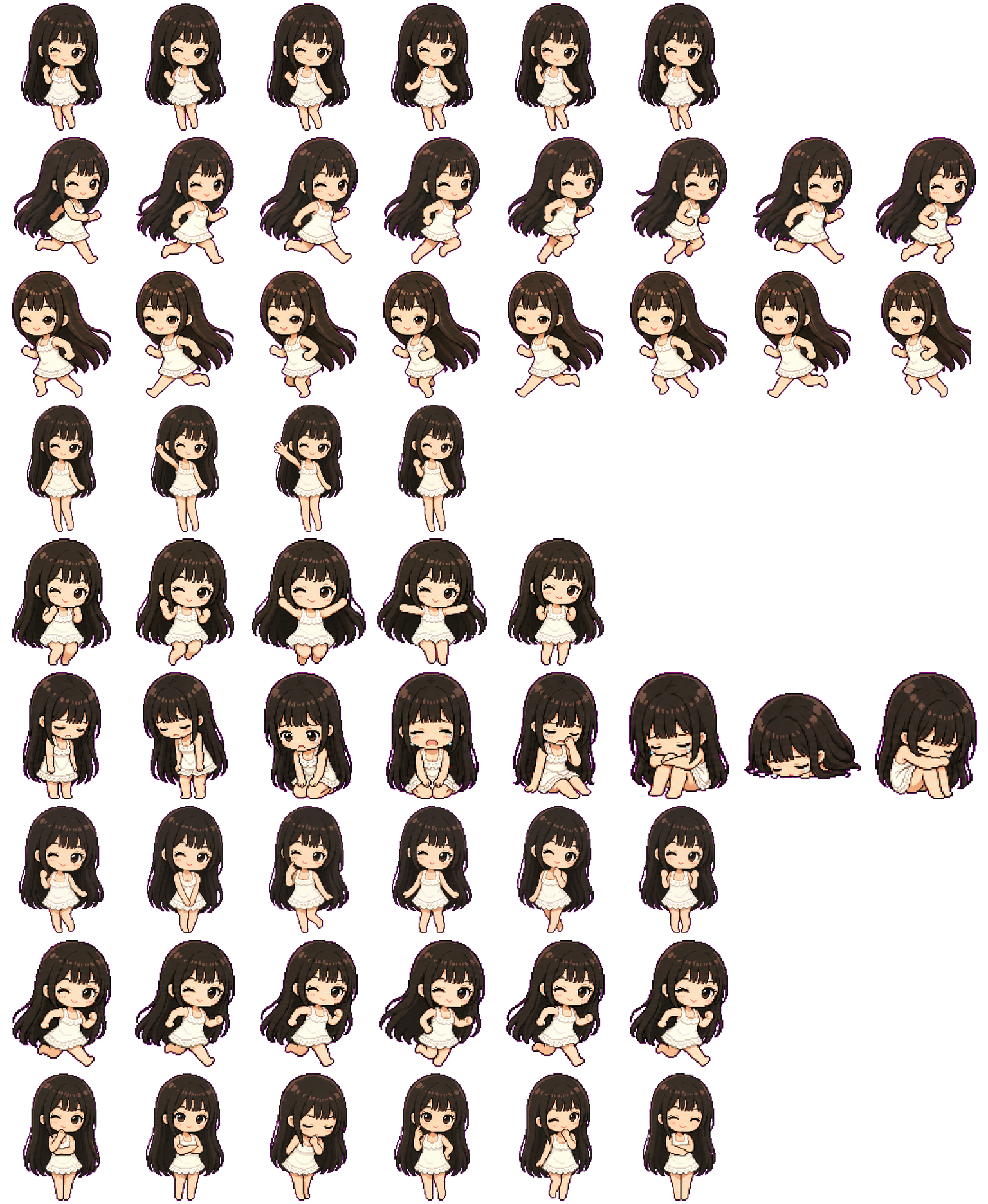 Xiwei spritesheet preview
