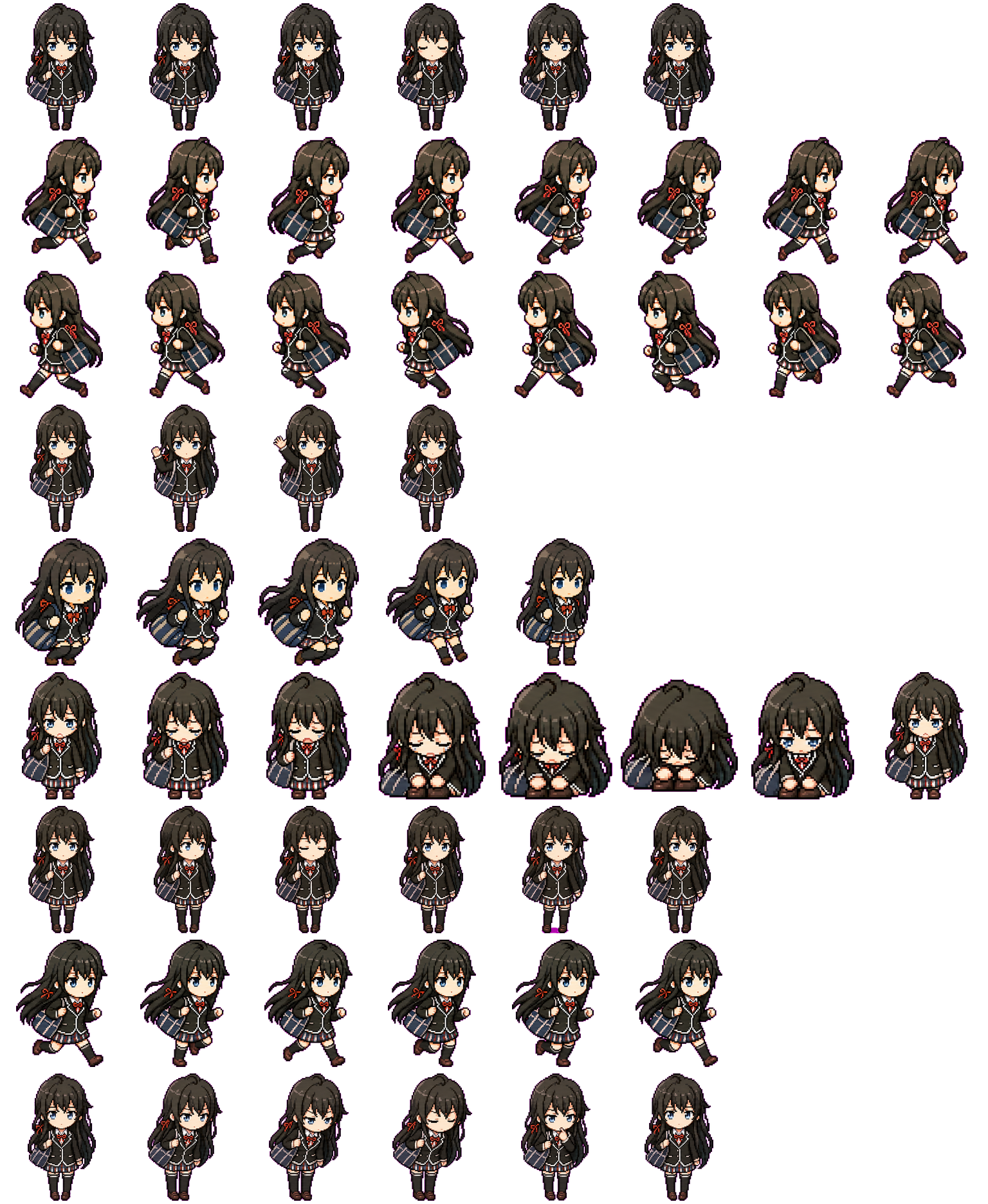 雪影 spritesheet preview