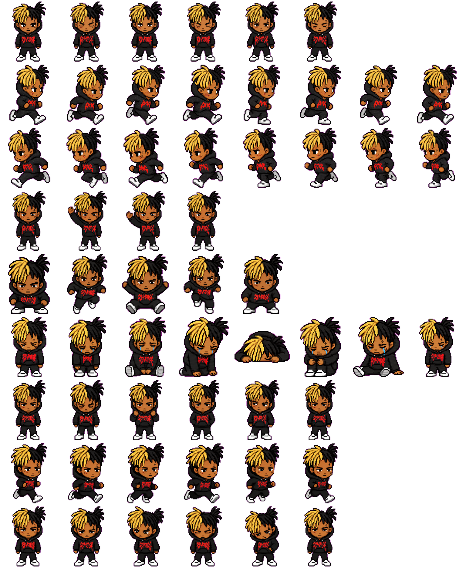 XXXTentacion spritesheet preview