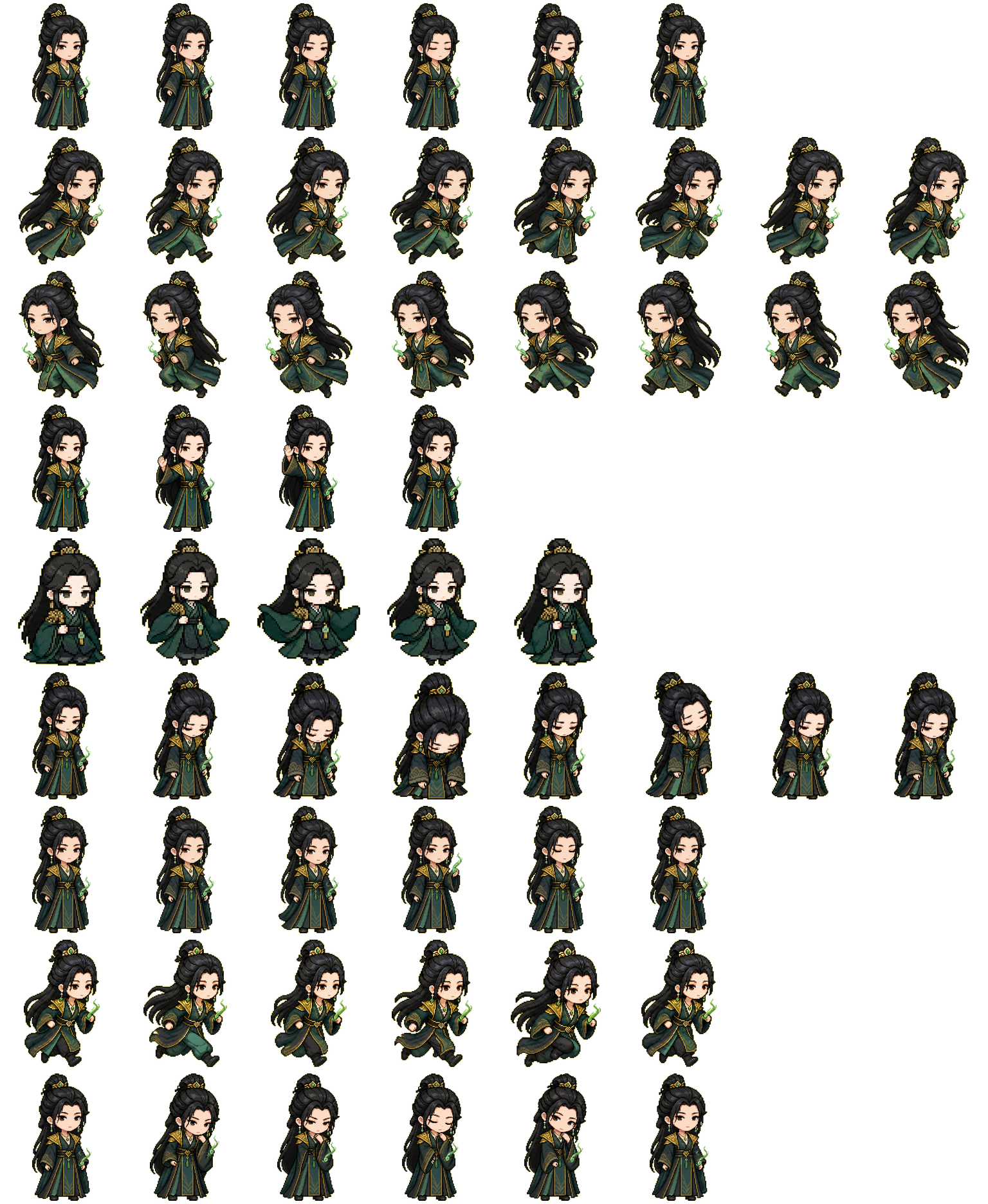 Yan Ruyan spritesheet preview