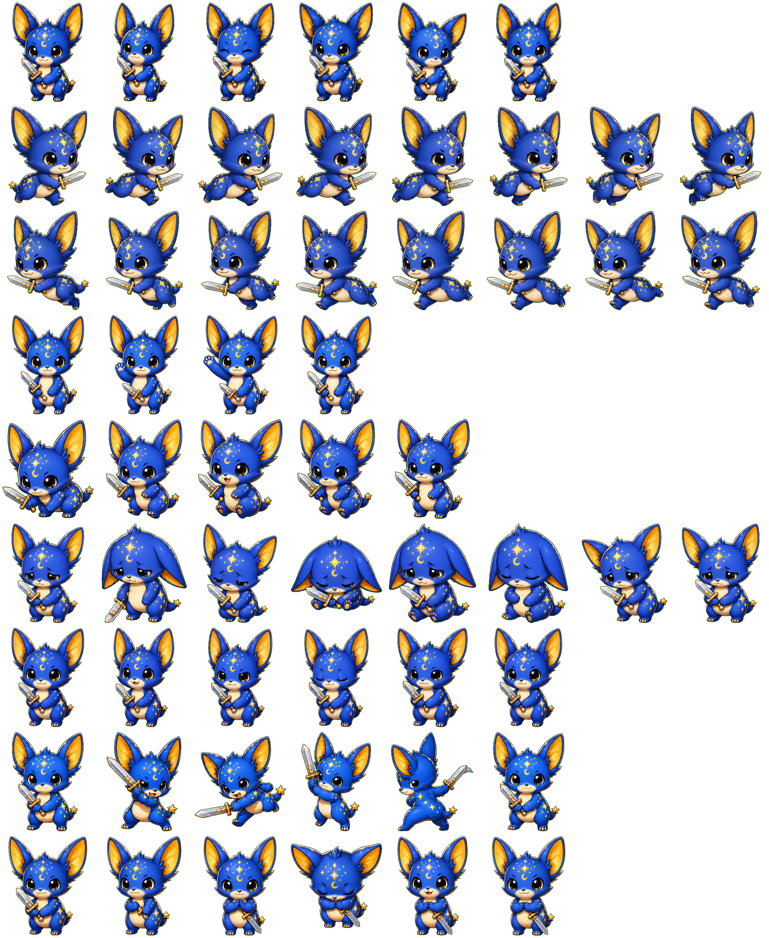 Yaoyu spritesheet preview