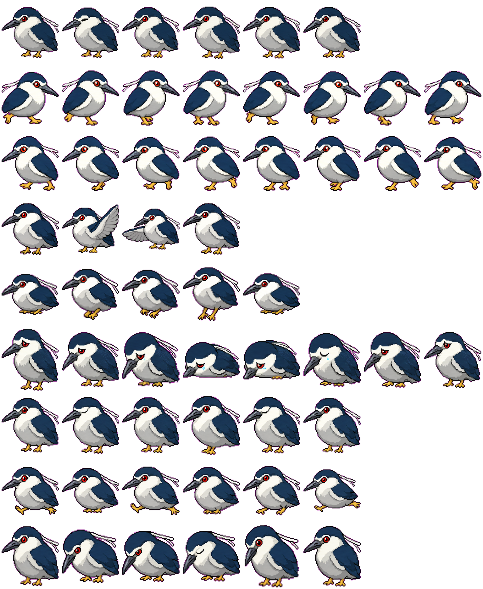 Yelu spritesheet preview