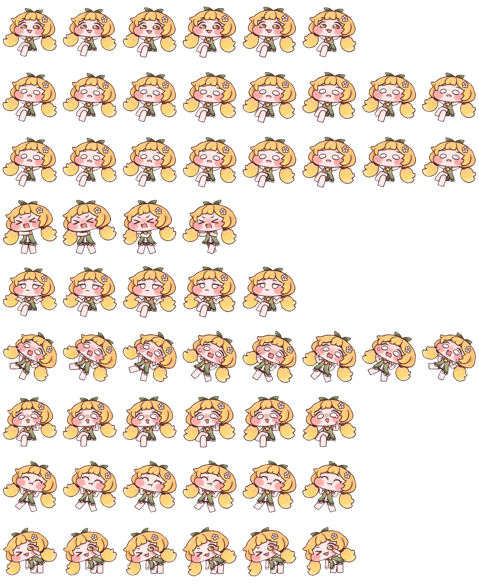 영춘이 spritesheet preview