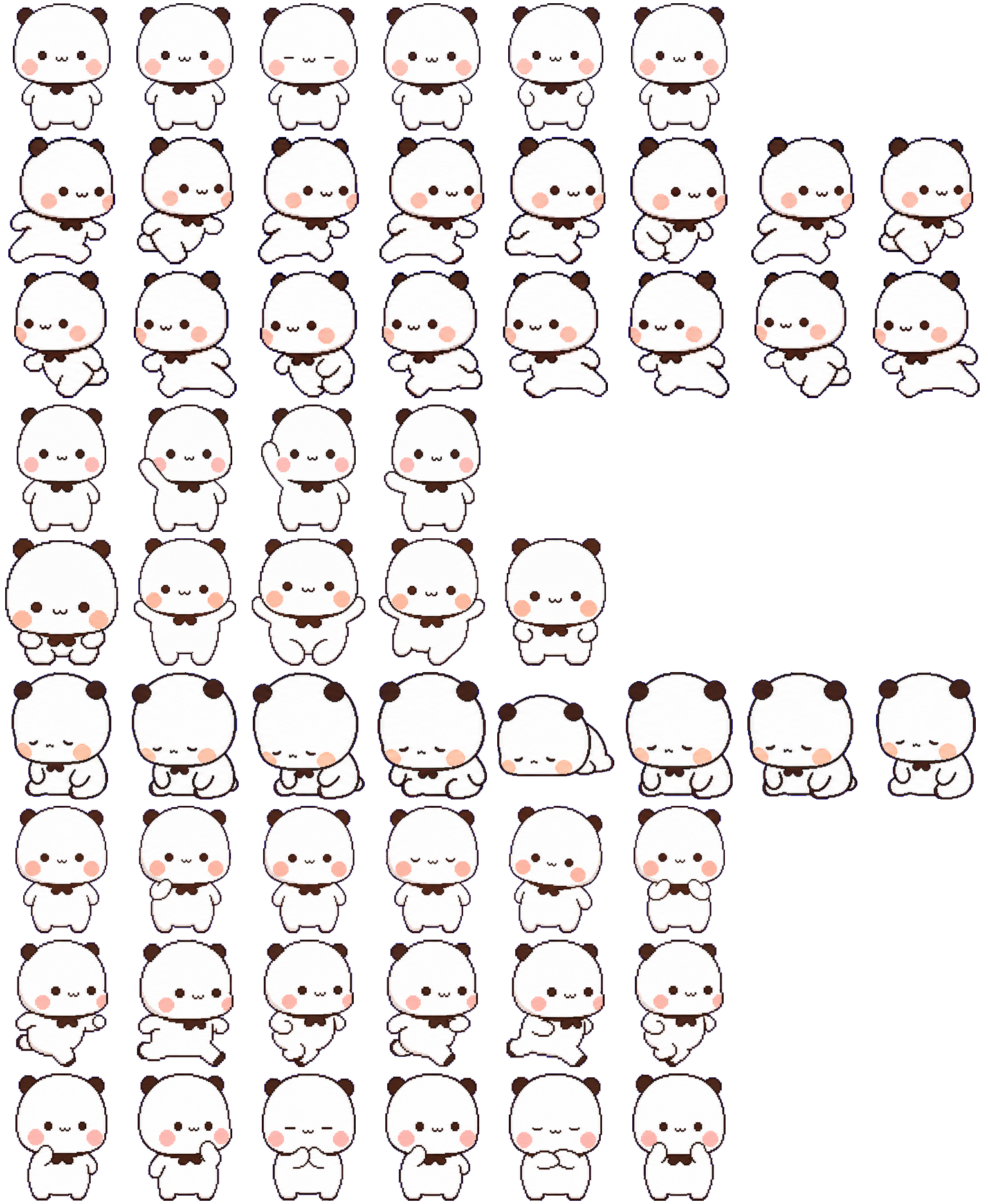 Yi Er spritesheet preview