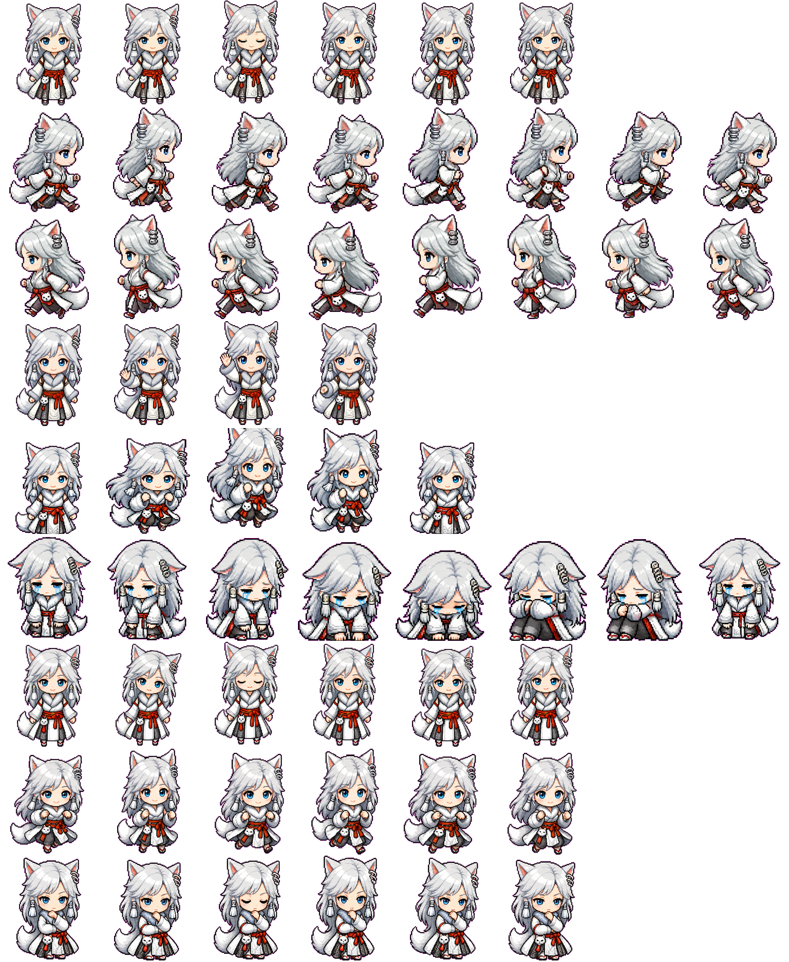 银月 spritesheet preview