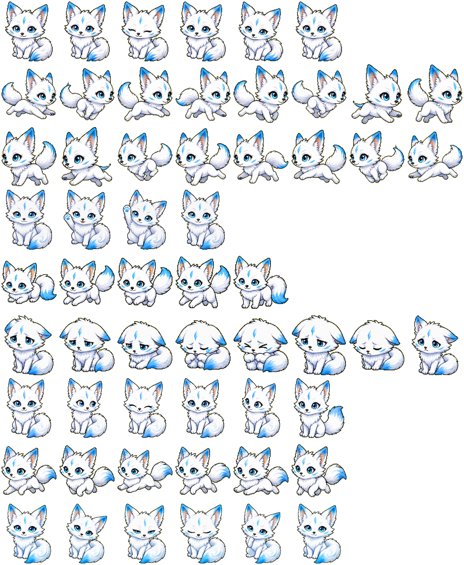 Yinyue spritesheet preview