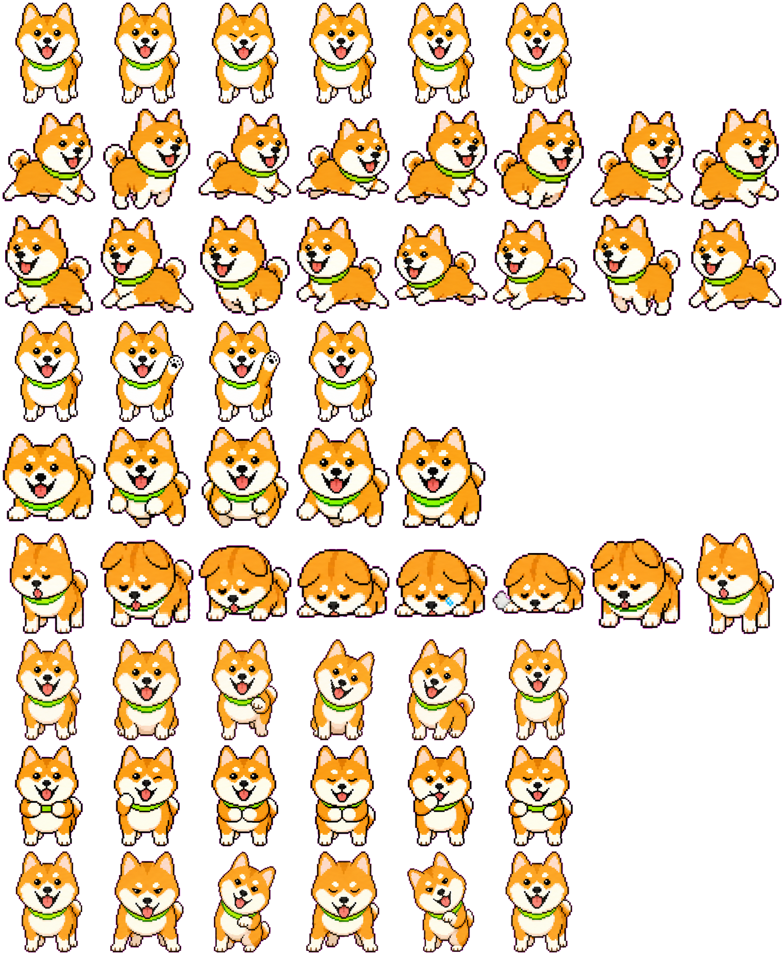 Yuanbao spritesheet preview