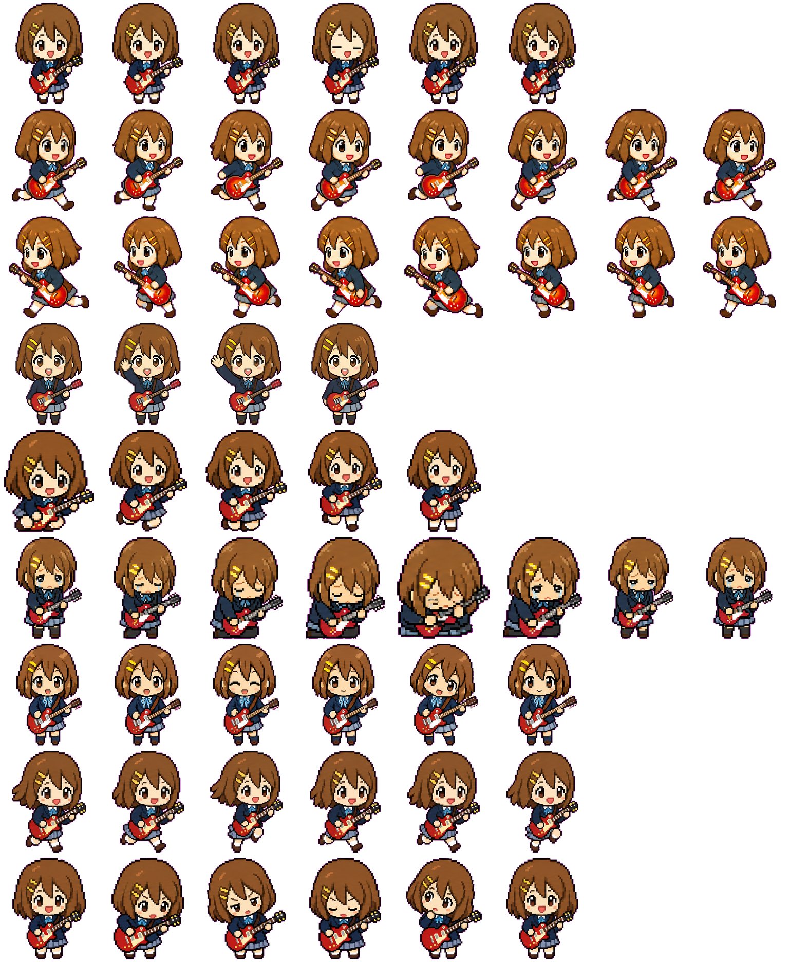 Yui spritesheet preview