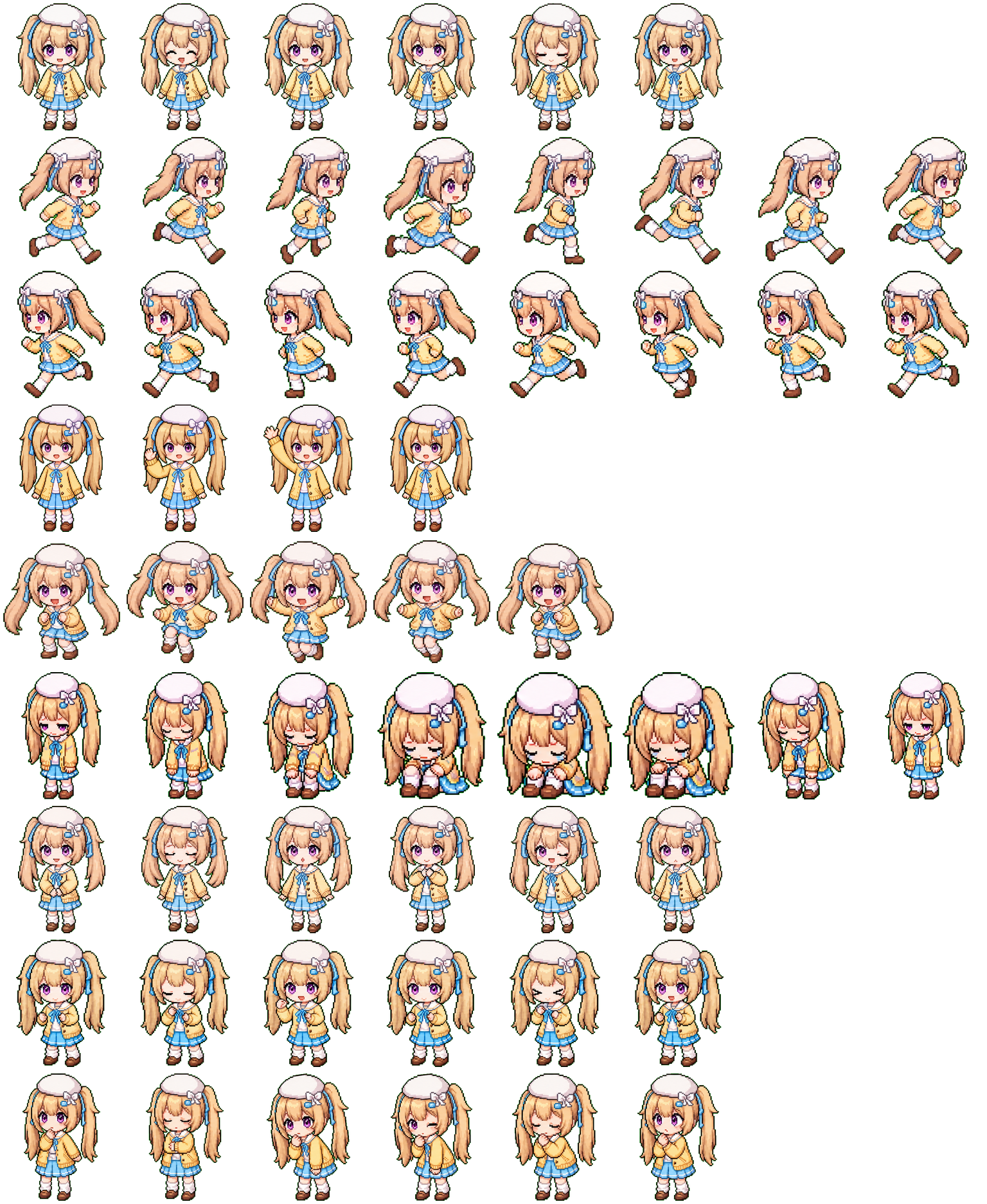 yuiju spritesheet preview