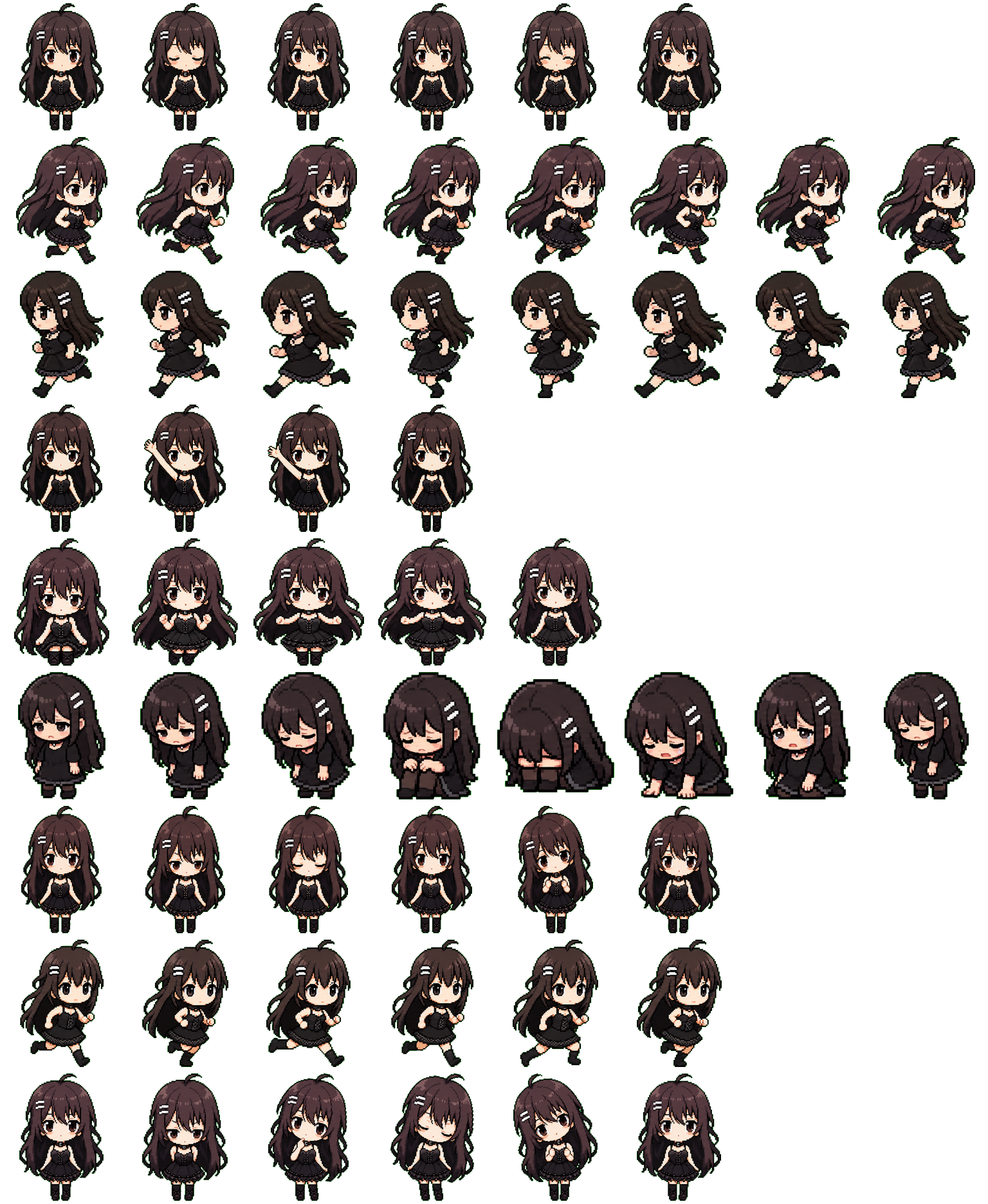 Yuki spritesheet preview