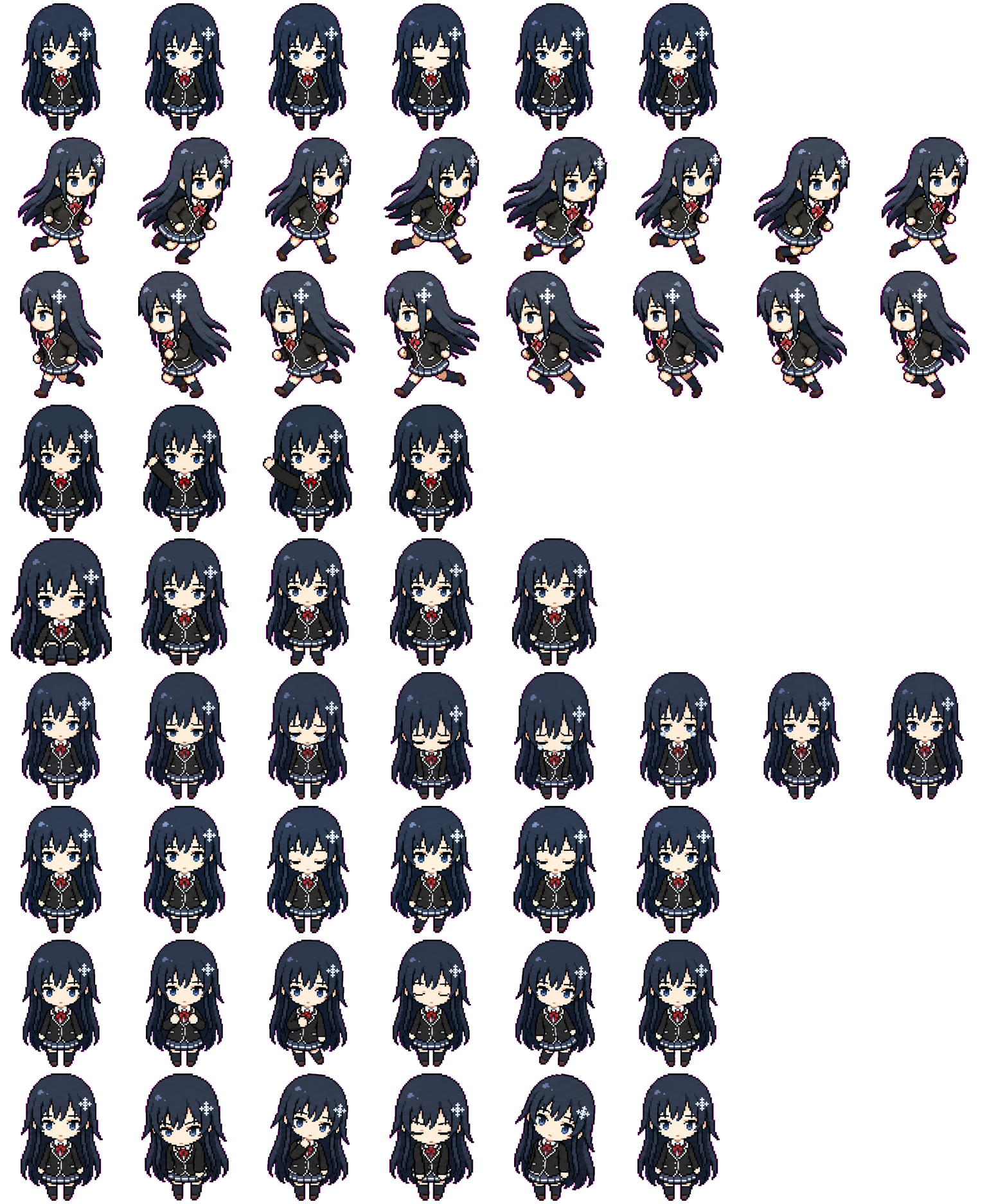 Yukino spritesheet preview