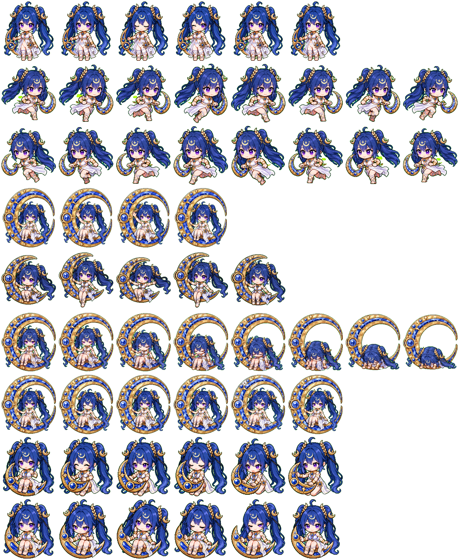 Yuno Pet spritesheet preview