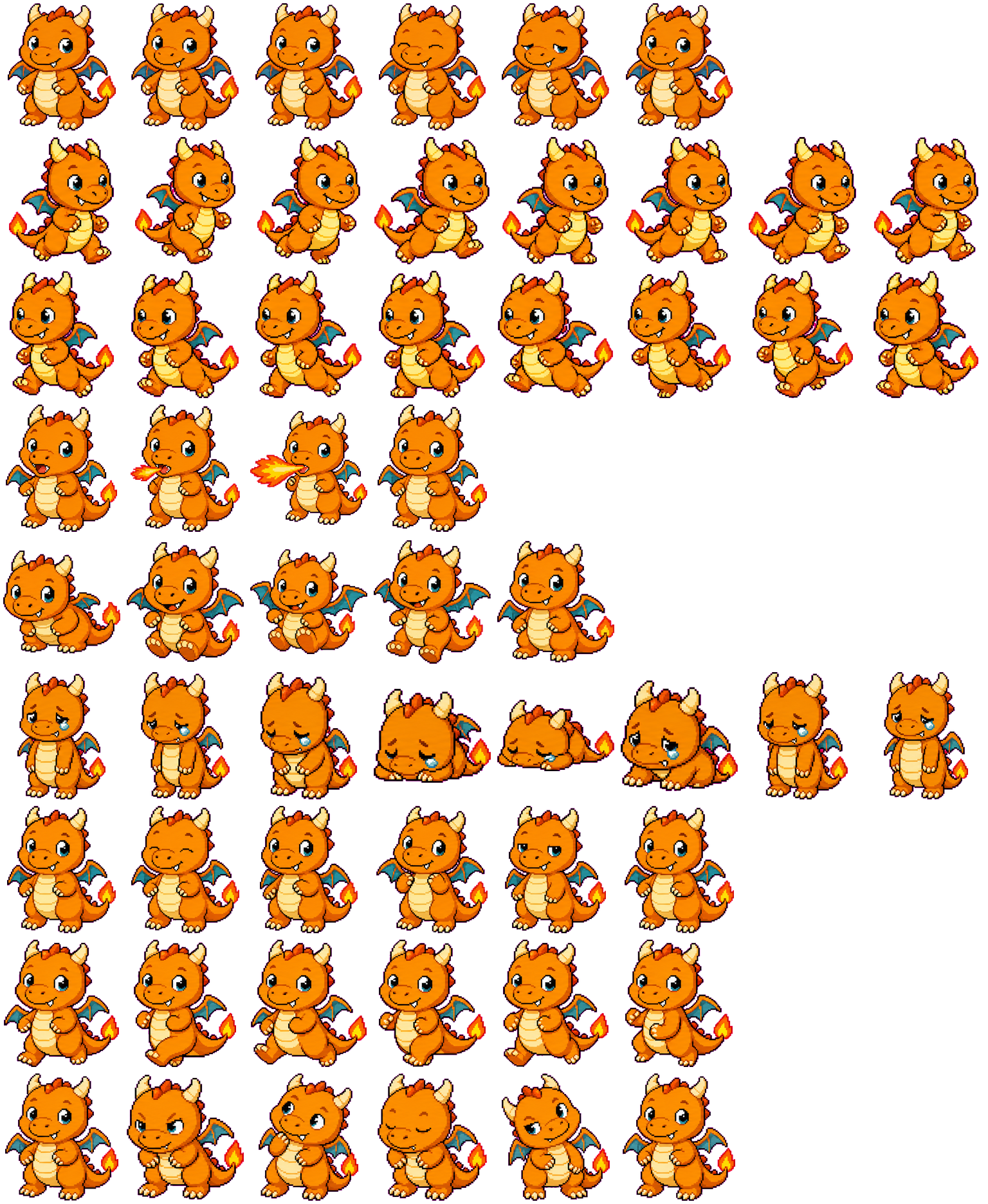 Zaza spritesheet preview