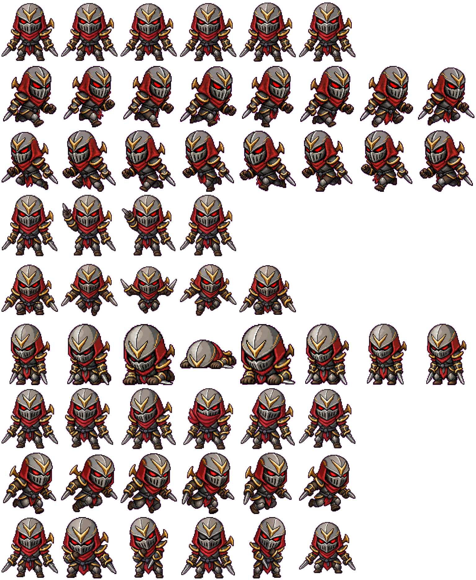 Zed spritesheet preview