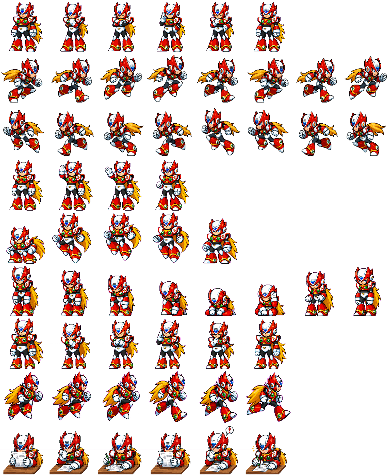 Zero spritesheet preview