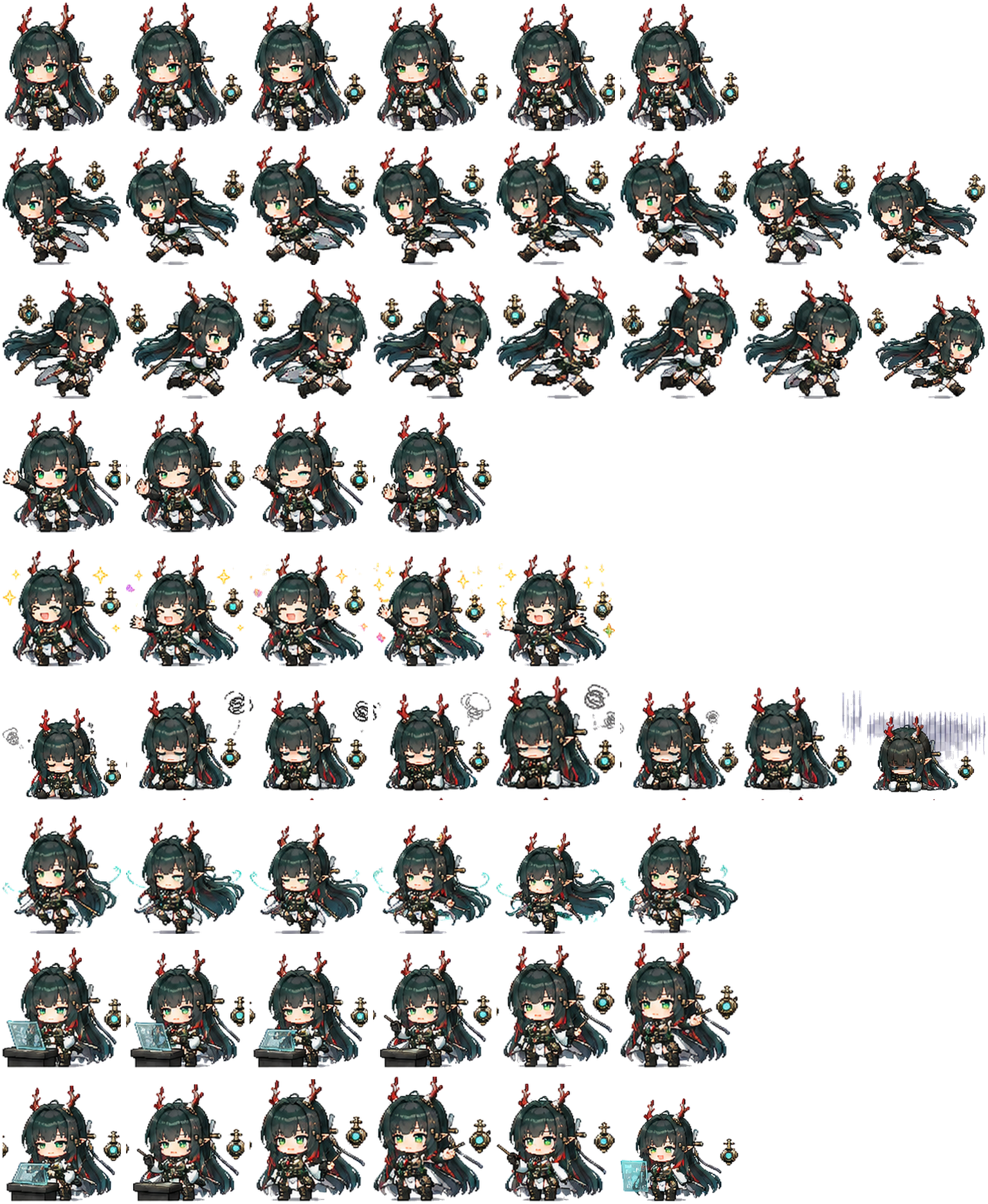 Zhuang Fangyi Pixel Pet Codex Pet アニメーションデスクトップペットのプレビュー