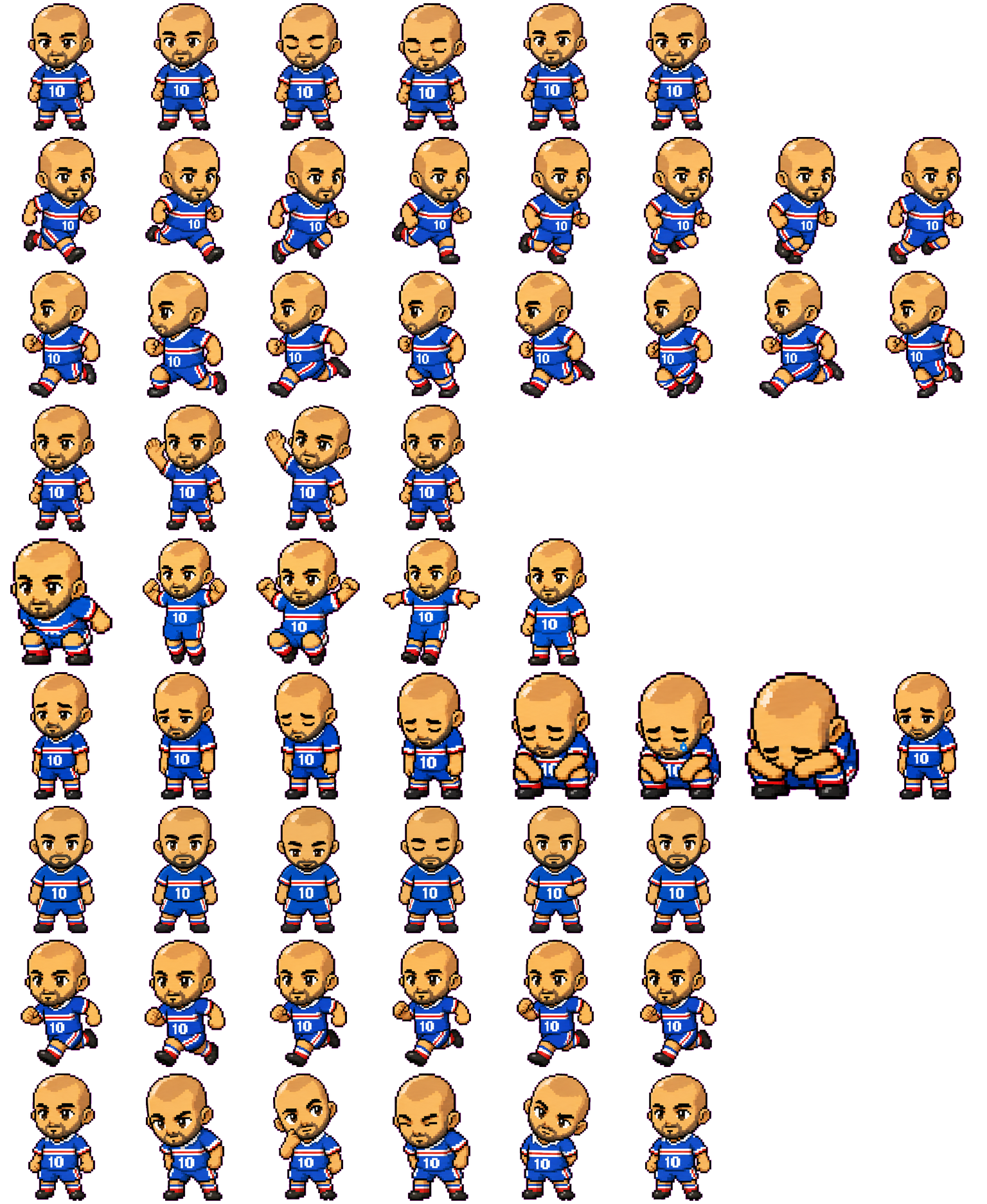 Zizou spritesheet preview